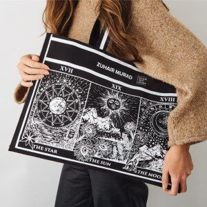ZUHair Murad 天体モチーフ エコバッグ FTA x Zuhair Murad Sustainable Tote Bags — Fashion Trust Arabia
